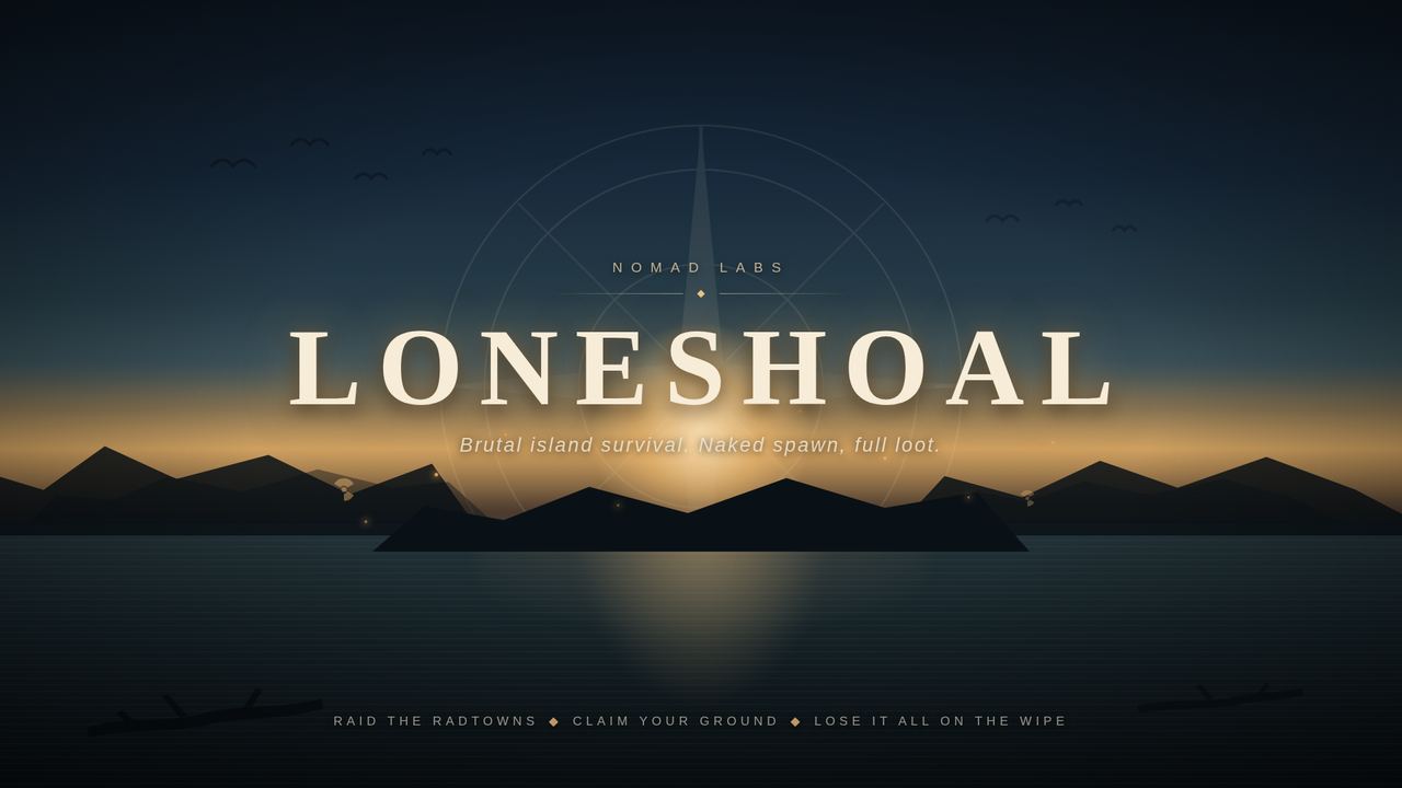Loneshoal: a dark archipelago at dusk